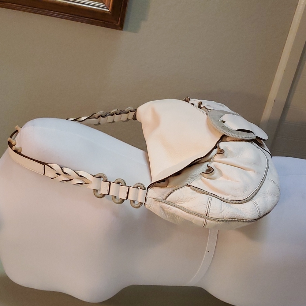 Anya Hindmarch cream leather hobo bag - Picture 2 of 11